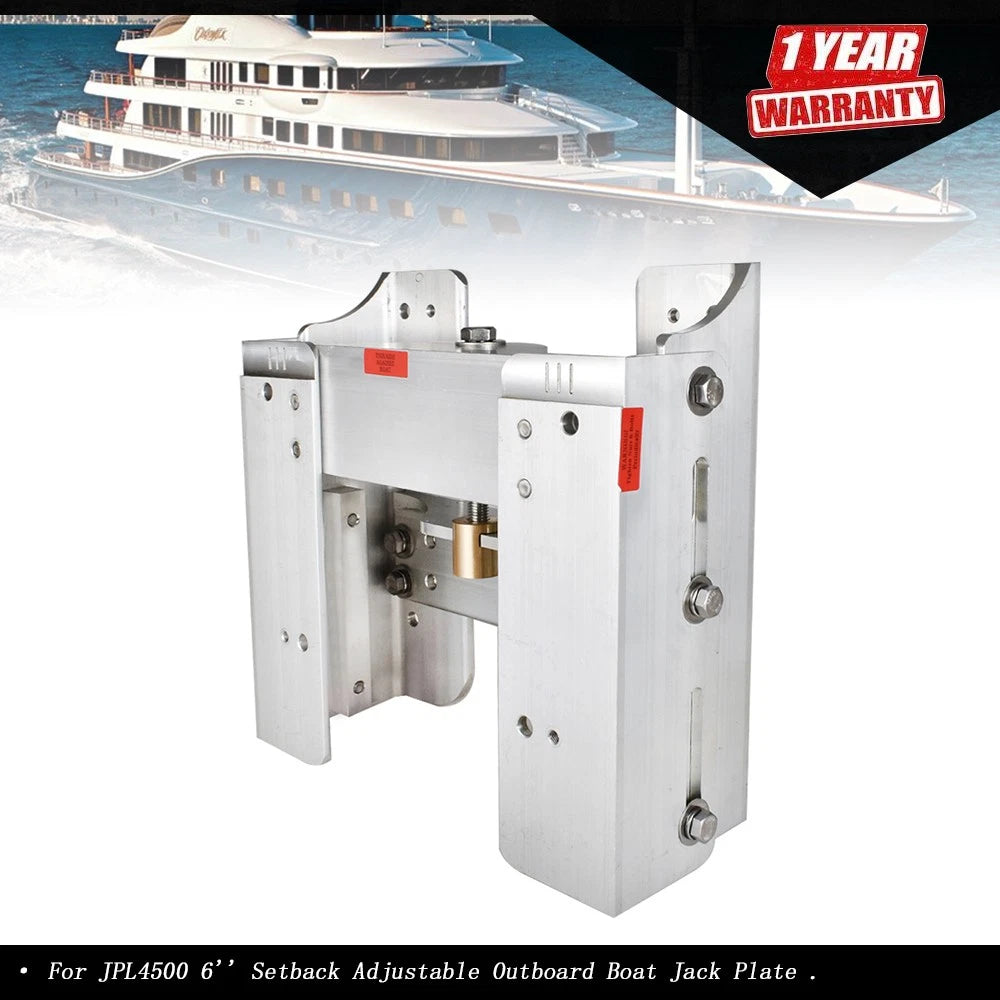Adjustable Jack Plate for Outboard Boats (6")