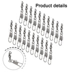 Stainless Steel Swivels and Snap Links for Fishing Line Management