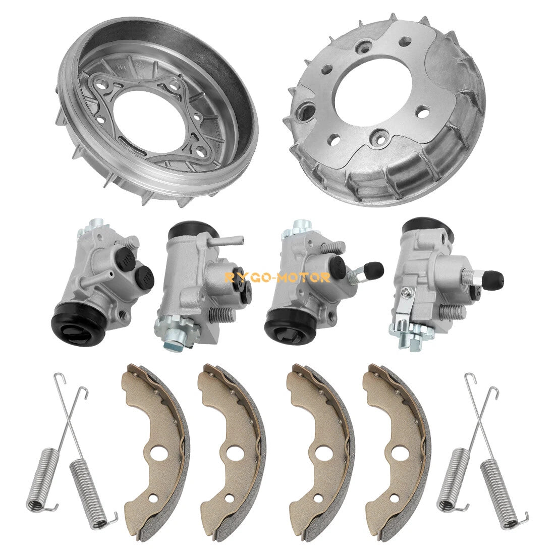 Front Brake Drum Wheel Cylinder Shoe Kit for Honda Rancher 350 (2000–2006)