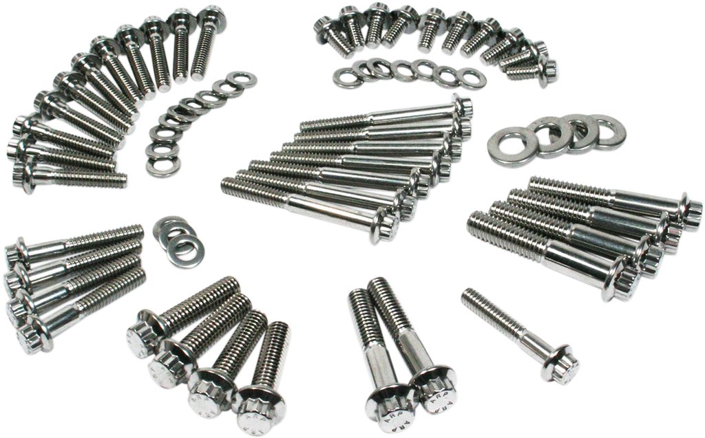 Fastener Kit for Harley Davidson (External Primary/Transmission) (12-Point)