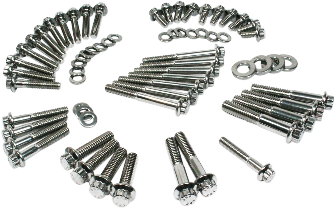 Fastener Kit for Harley Davidson (External Primary/Transmission) (12-Point)