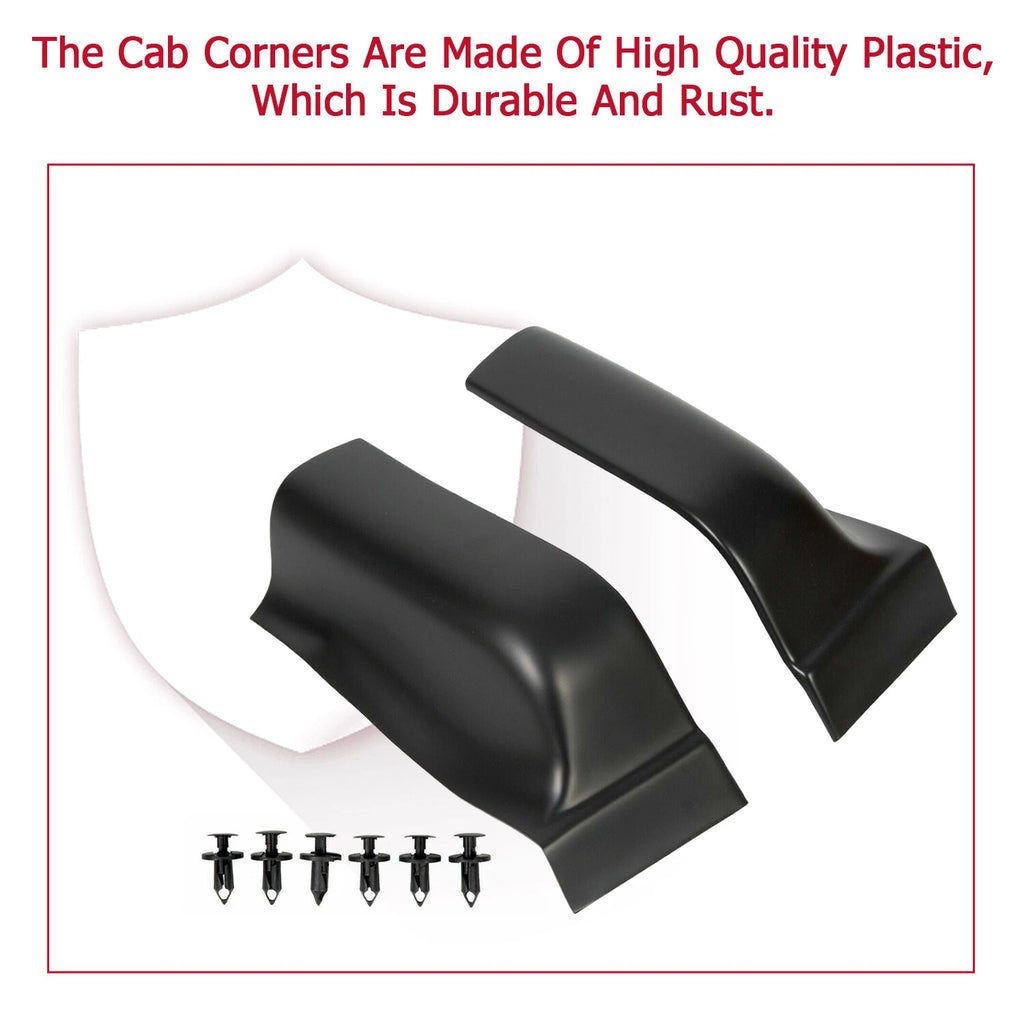 Set of 2 Outer Rocker Panels and Cab Corners for Ford F-150 (2004-2008)
