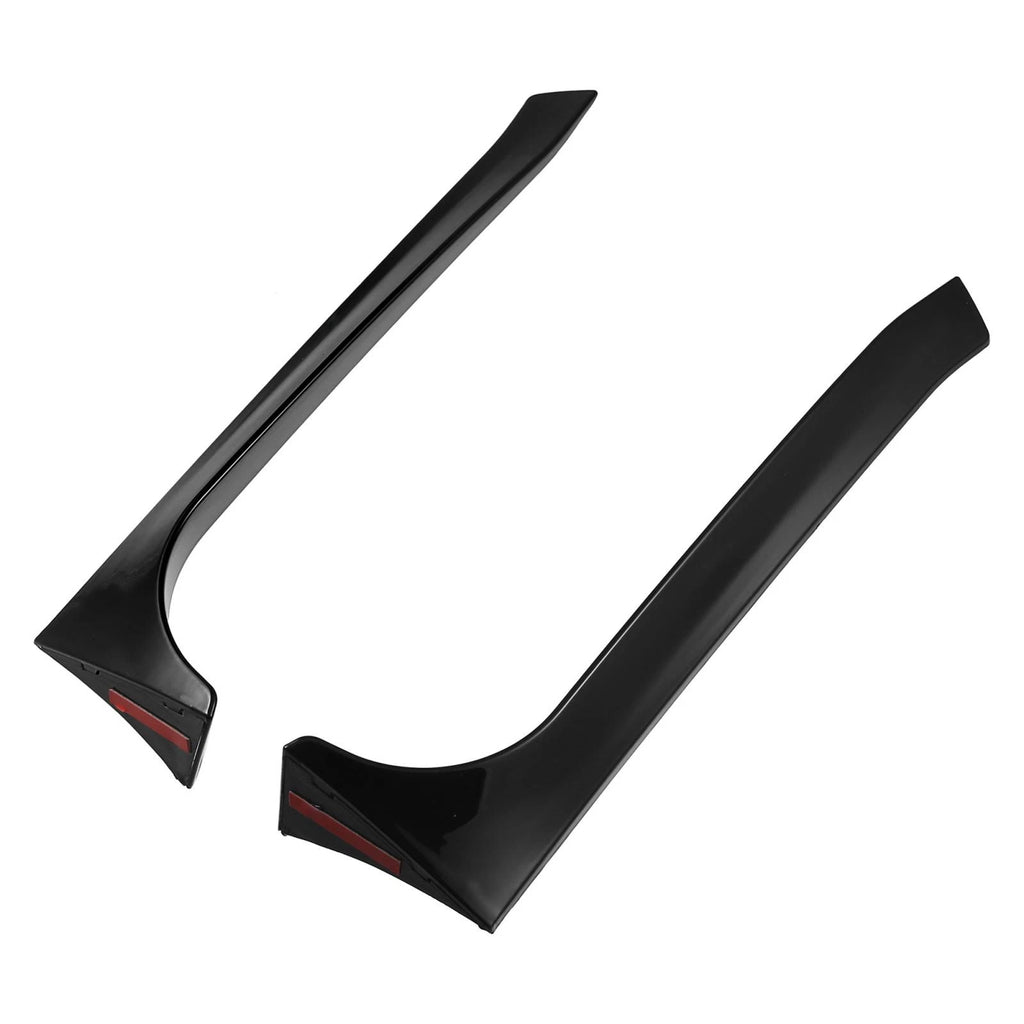 2pcs Black Rear Window Side Spoiler Trim for Volkswagen Golf 6 MK6 GTI R