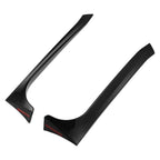 2pcs Black Rear Window Side Spoiler Trim for Volkswagen Golf 6 MK6 GTI R