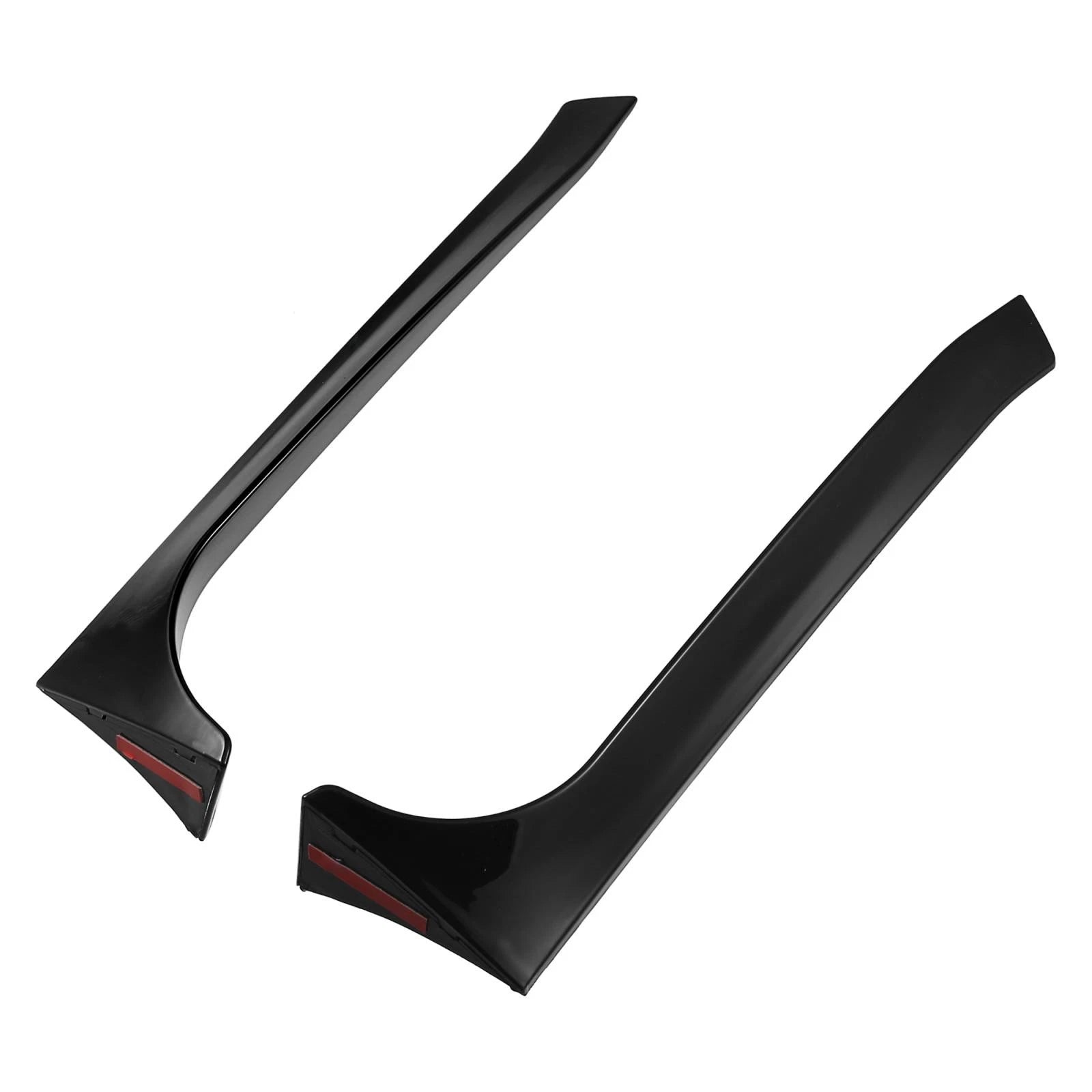 2pcs Black Rear Window Side Spoiler Trim for Volkswagen Golf 6 MK6 GTI R