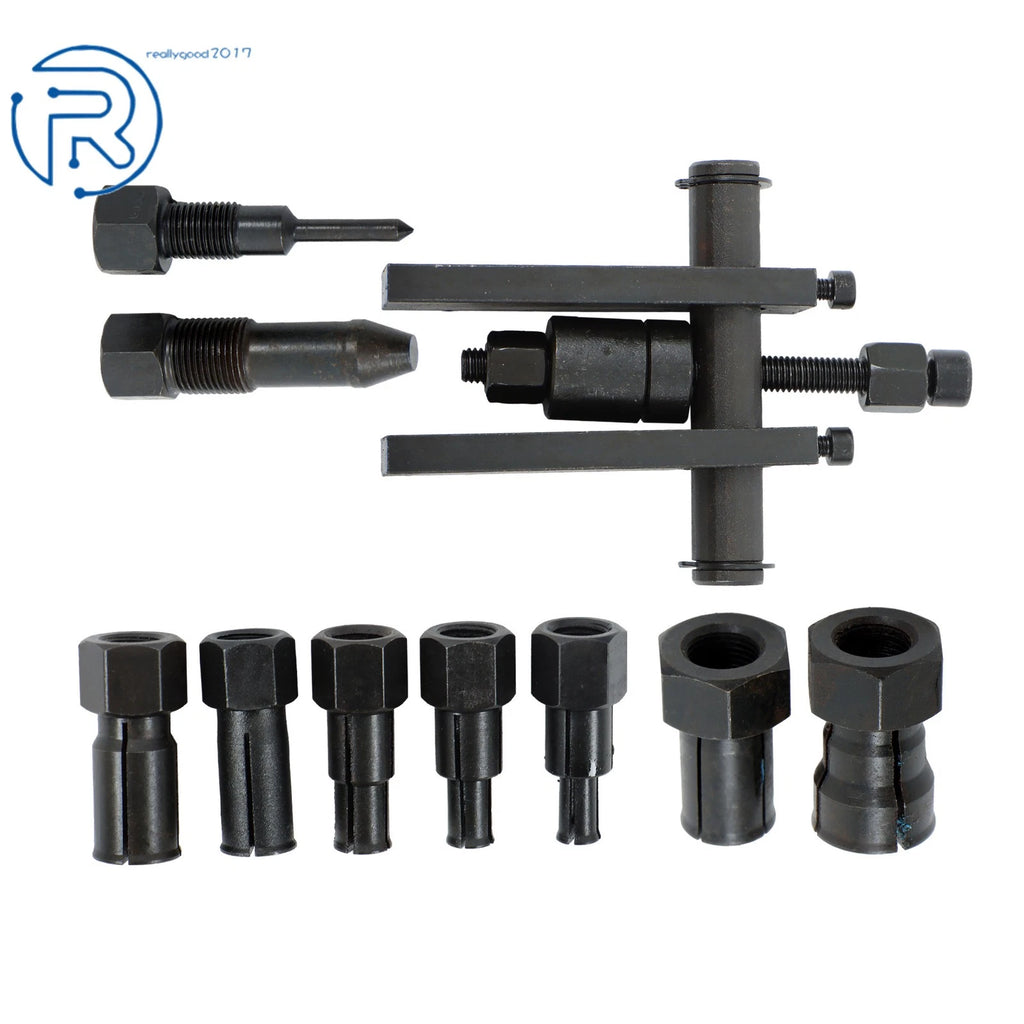 10 Piece Blind Hole Bearing Puller Tool Kit for Motorcycle