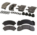 Set of 4 Front & Rear Brake Pads for Chevy GMC C3500HD (1999–2007)