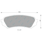 Rear Disc Brake Pads for Toyota Landcruiser UZJ100R 1998-2007 4X4 V8 2UZ-FE