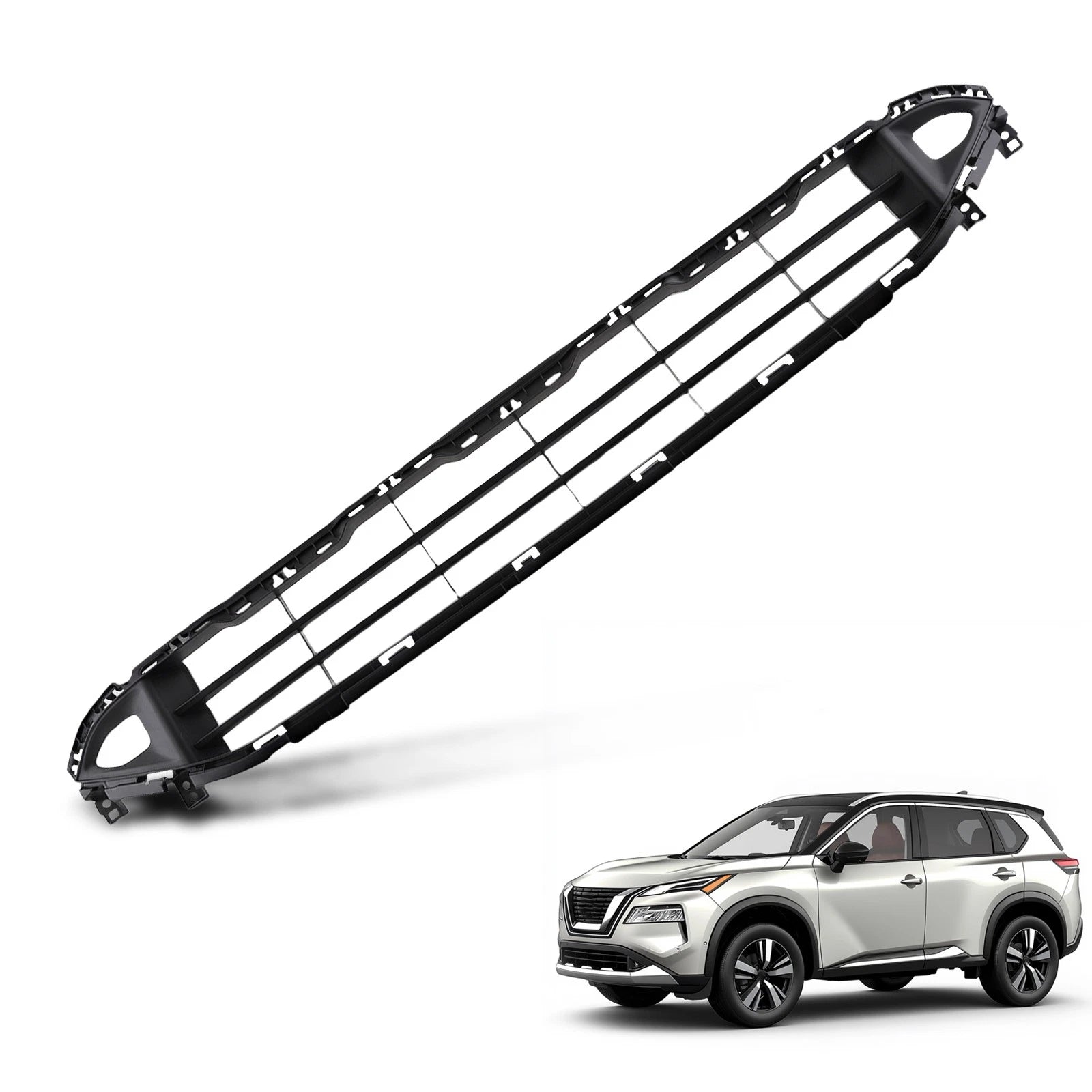Bumper Grille Assembly for Nissan Rogue (2021-2023) Front Lower