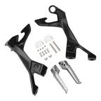 Passenger Footpegs Footrests Bracket for Kawasaki Ninja 400 (2018–2024), Z400 (2019–2024)