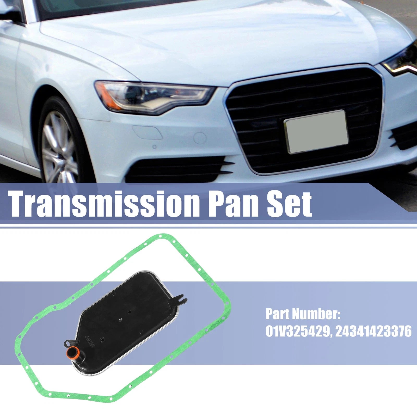 Transmission Filter Oil Pan Gasket Kit for Audi A4 A6 (2001–2006) 01V325429 24341423376