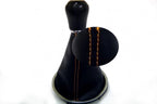 Manual Shift Boot for VW Beetle (2012–2019) Yellow Stitch Leather Synthetic