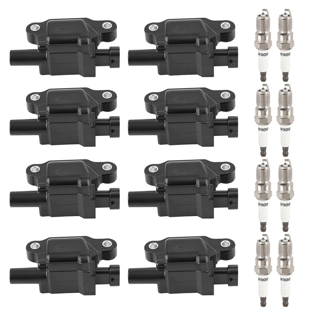 Ignition Coil & Iridium Spark Plug Set for Corvette 6.0L 6.2L 7.0L (2005–2013)