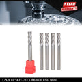 Set of 5 Carbide Ball Nose End Mills for Various Models
