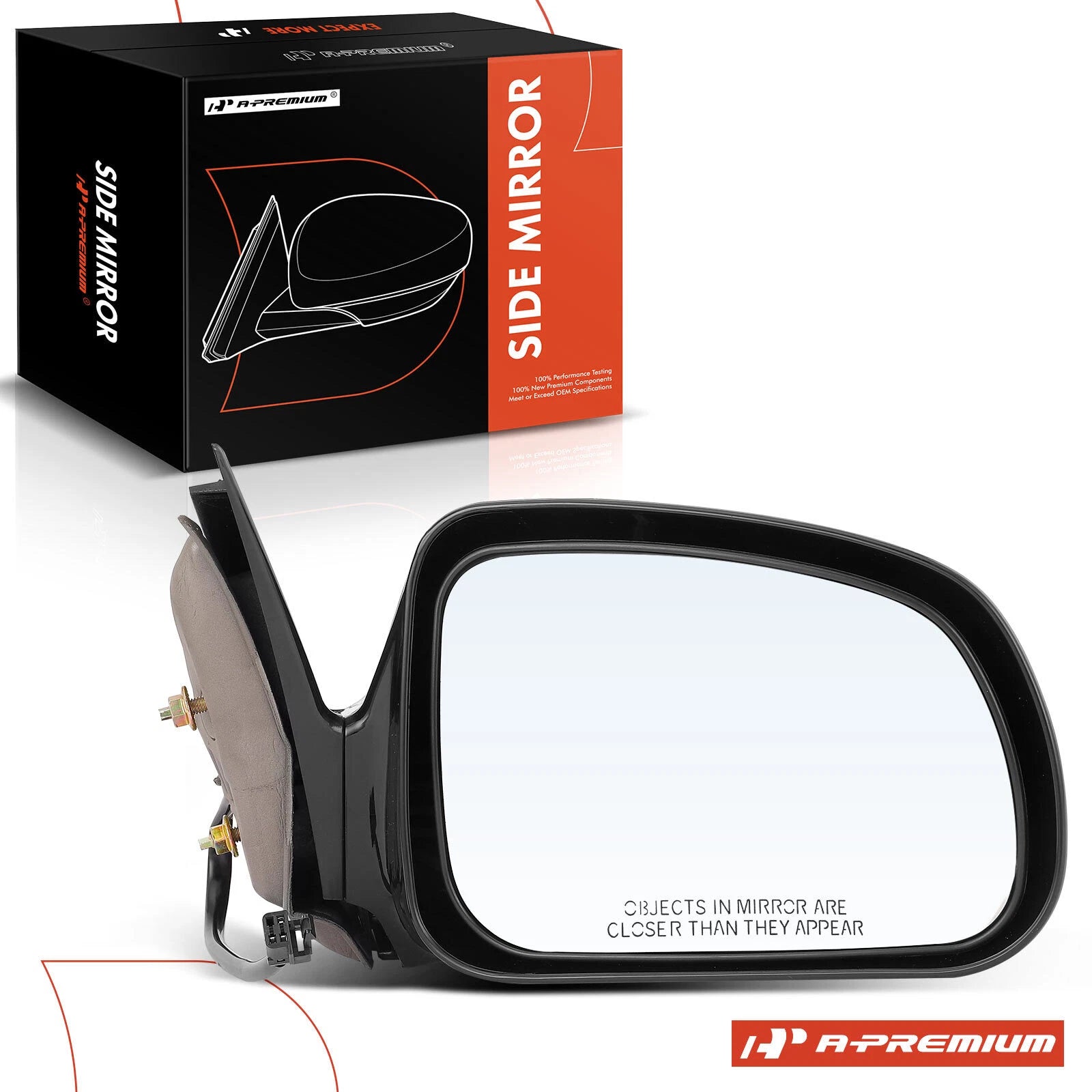 Passenger Power Mirror w/ Manual Fold for Pontiac Grand Prix (2004–2008)