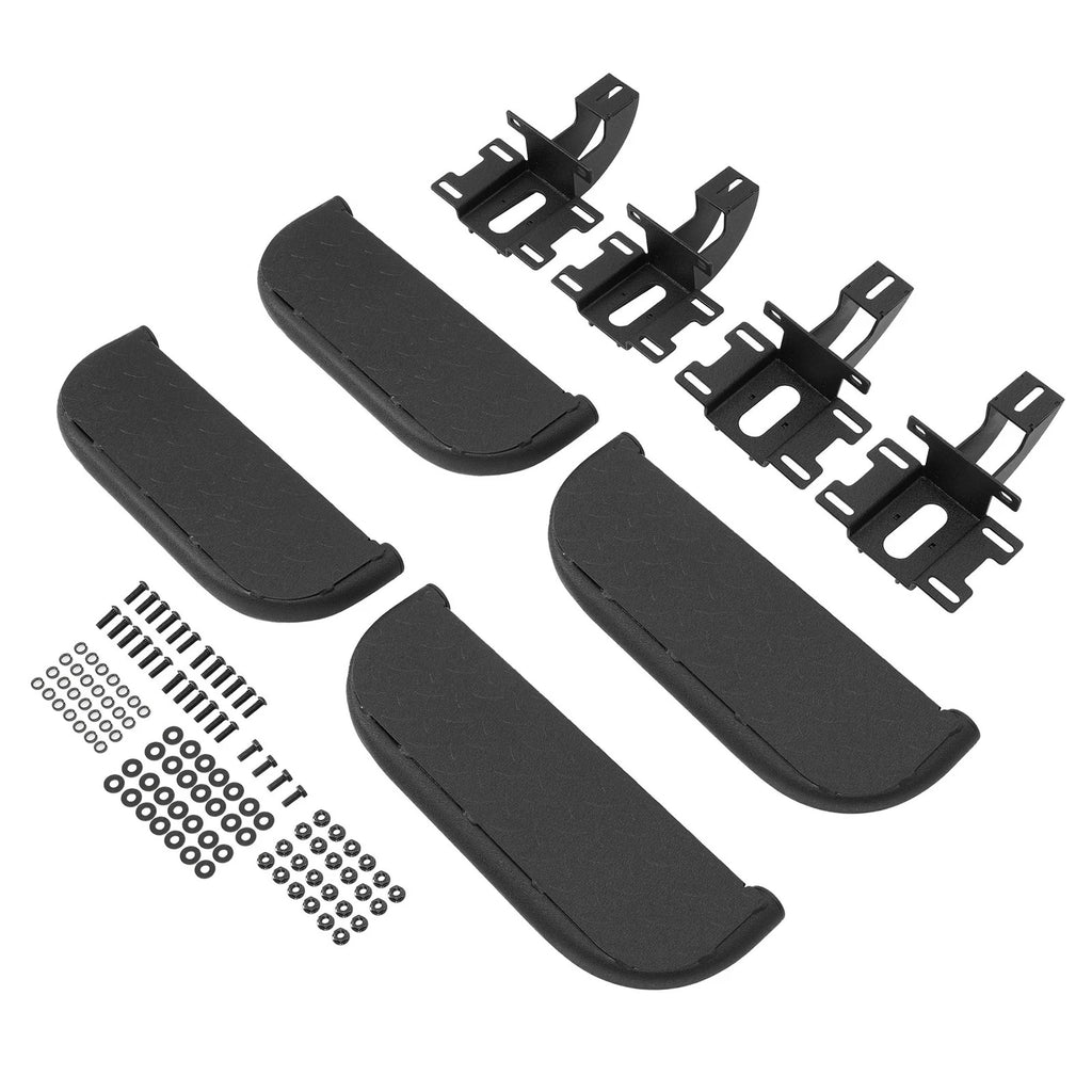 Set of 4 Running Boards Side Steps for Jeep Wrangler JK (2007–2018)