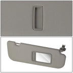 Sun Visor for Hyundai Elantra (2011–2015) Right Side Gray w/Mirror