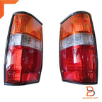 Rear Tail Light Lamp Pair for Mitsubishi Triton Ute (1987-1996) Black