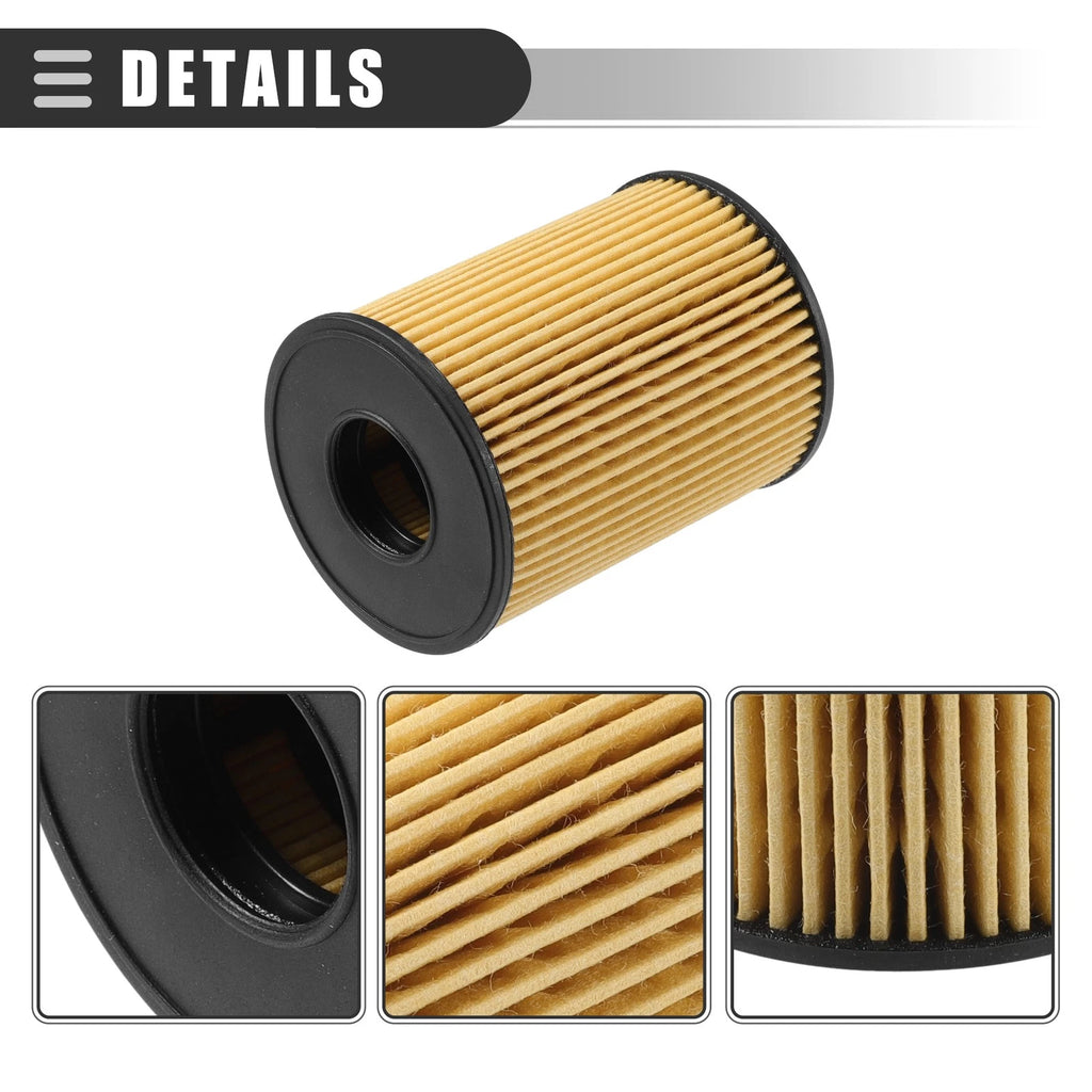 Set of 3 Engine Oil Filters with Gasket for Hyundai Sonata (2020–2023)