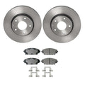 Akebono ProACT Front Brake Kit Disc Rotors & Ceramic Pads for Mazda 3 CX-3 (2014–2020)