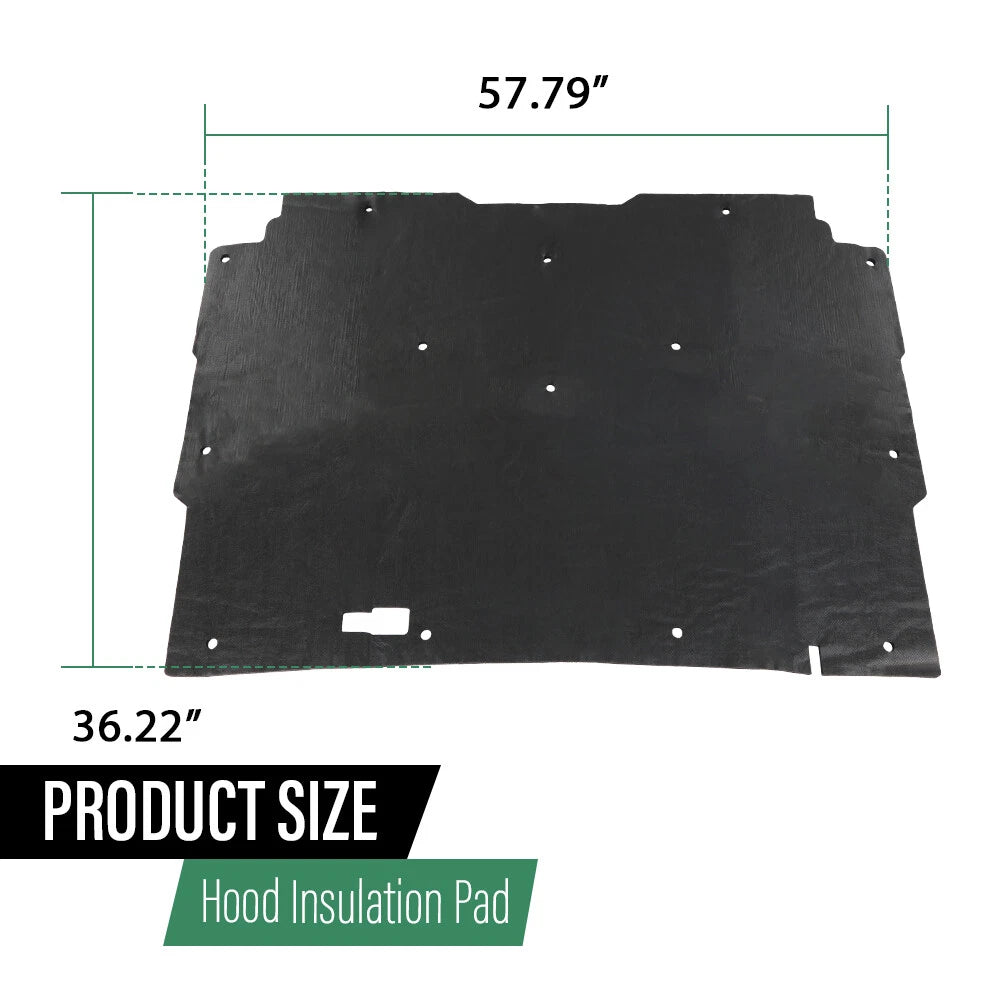Hood Insulation Pad & Clips for Chevy S10 Truck & Blazer (1982–1993)