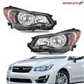Pair Halogen Headlights for Subaru Impreza XV Crosstrek (2012–2016)