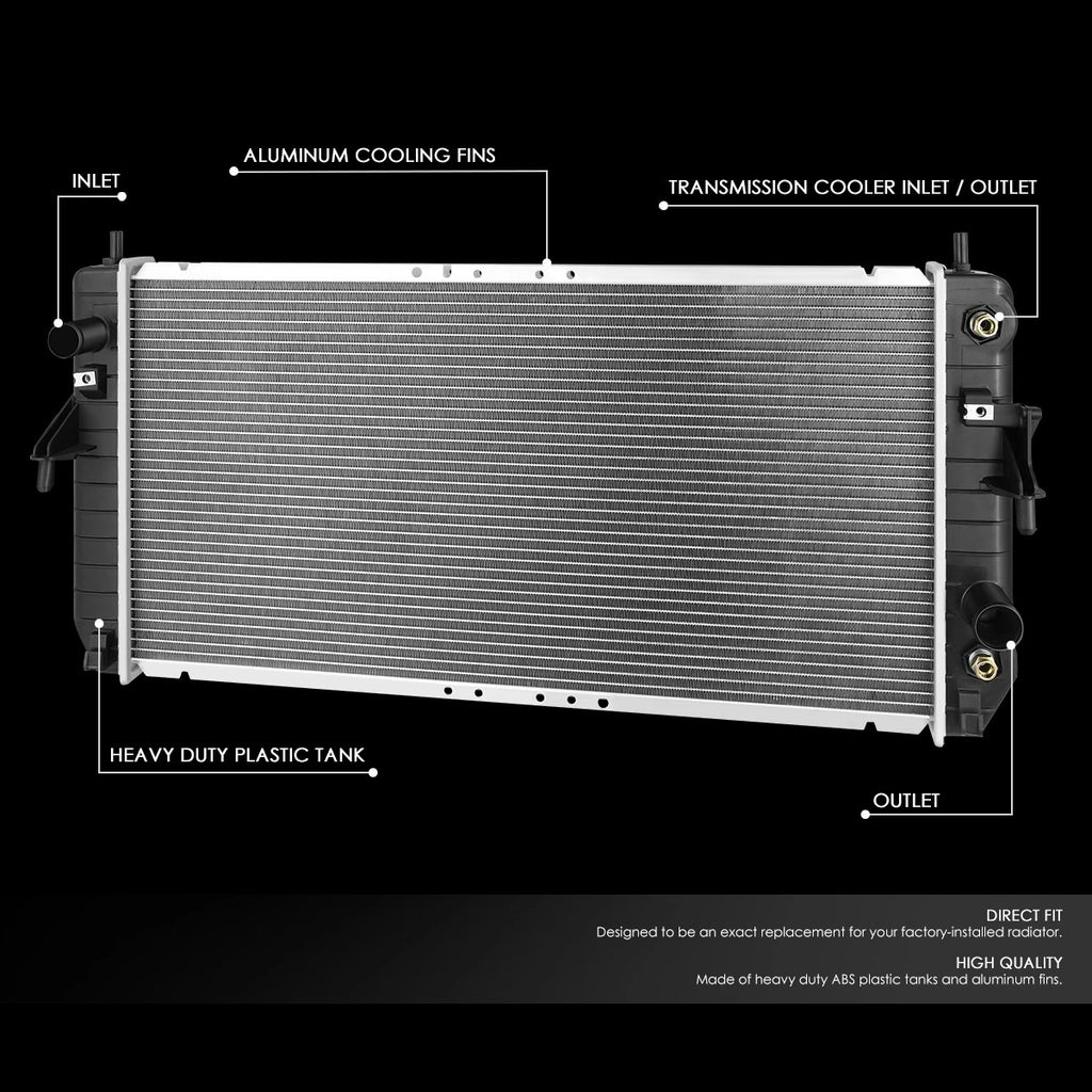Full Aluminum Core Radiator for Buick Lucerne 3.9L (2009–2011) DPI 13267