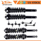 8pc Front Rear Struts Assemblies Sway Bar End Links for Honda CR-V (1997–2001)