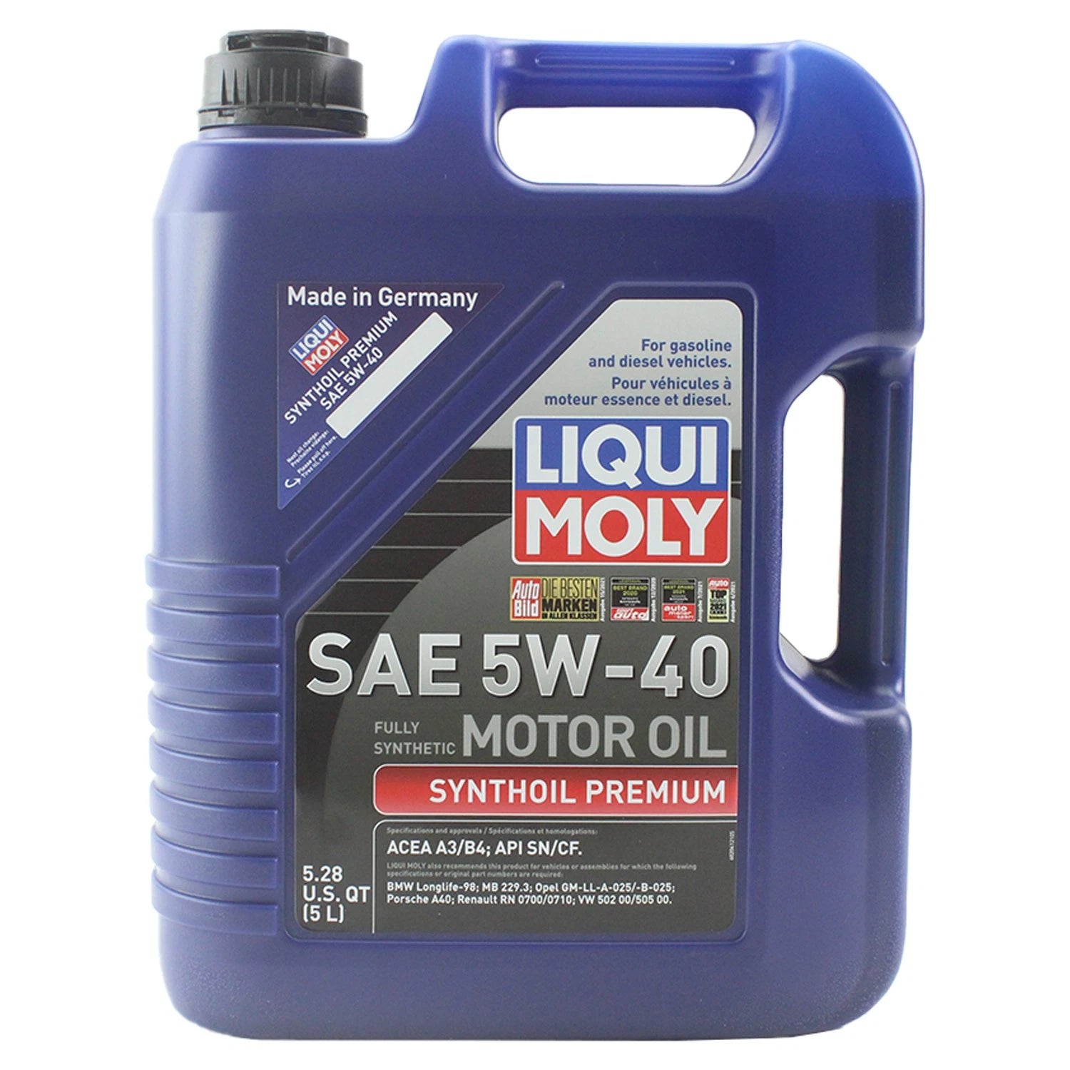 Liqui Moly Synthoil Premium SAE 5W40 Oil Change Kit for Mercedes M119 (1990–1999)