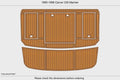 EVA Teak Flooring Pad for Carver 330 Mariner (1995)