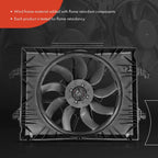 Cooling Fan Assembly with Brushless Motor for Ram 1500 (2019-2022)
