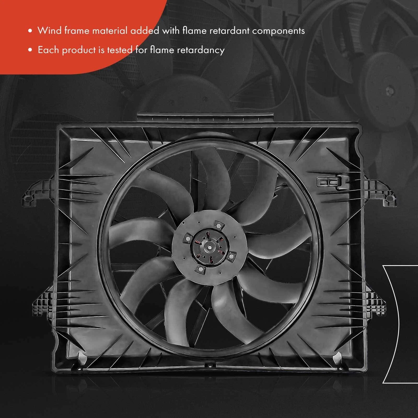Cooling Fan Assembly with Brushless Motor for Ram 1500 (2019-2022)