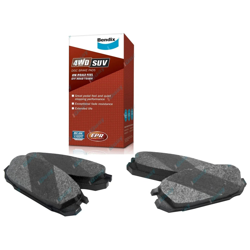 2 x Rear Disc Rotors + 4x4 Brake Pads for DA Maverick Y60 2.8L 3.0L 4.2L