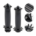 Front Spikes 1'' Motorcycle Hand Grips for Harley Touring Dyna Softail