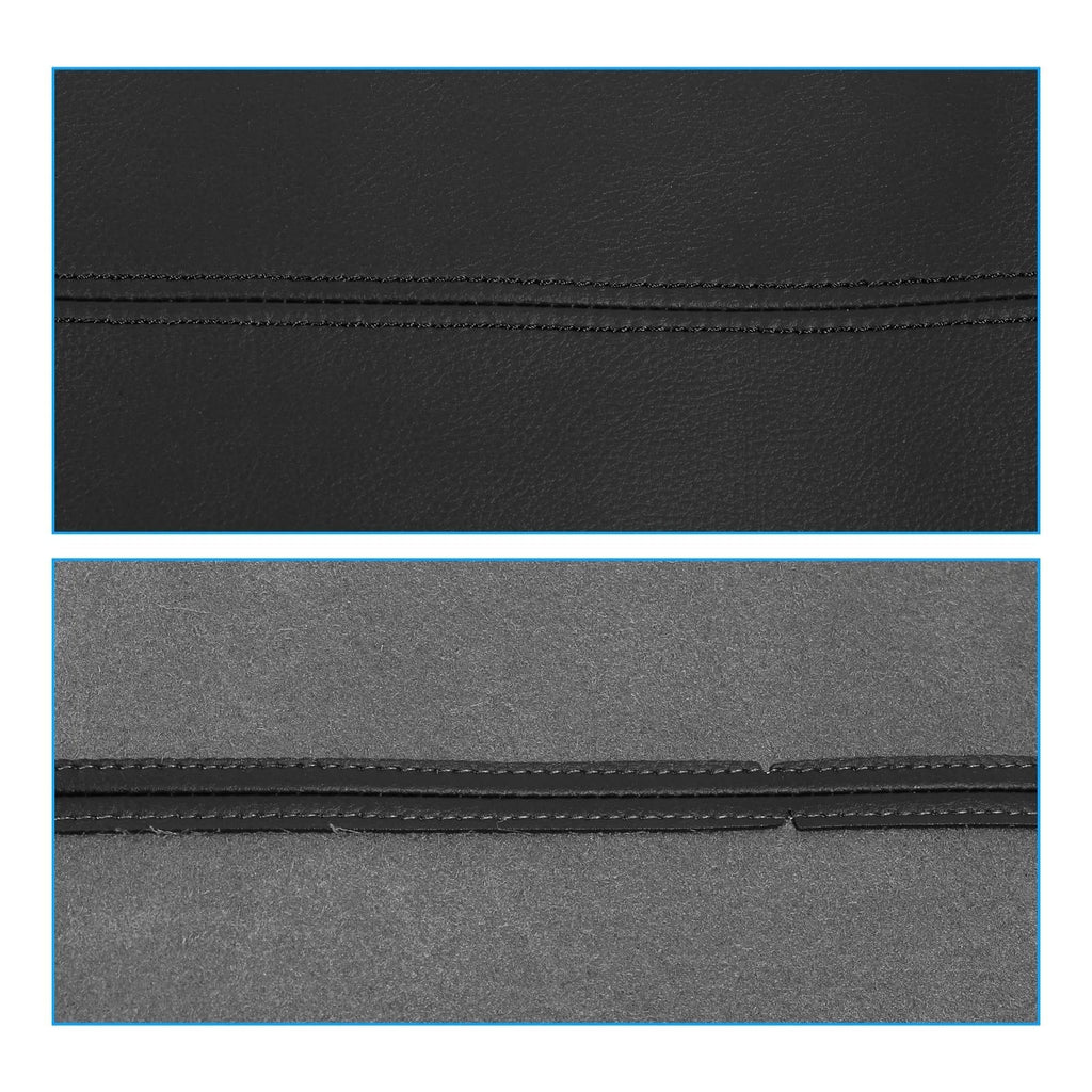 8 Pcs Door Panel Armrest Protector Covers for Honda Civic (2016-2020) Black