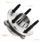 Rear Wheel Hub Bearing Kit for Ford Five Hundred/Freestyle/Taurus X (2005–2009)