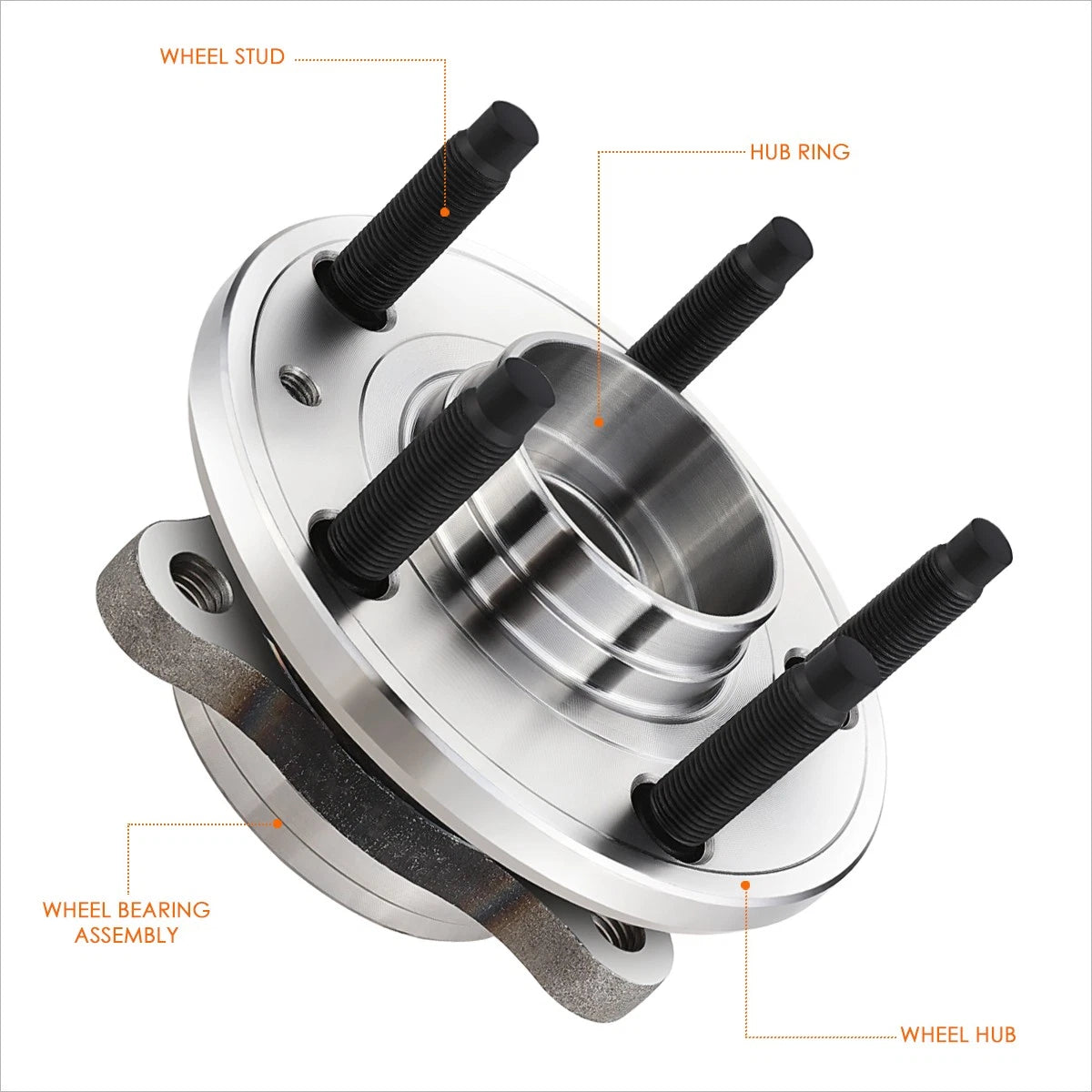 Rear Wheel Hub Bearing Kit for Ford Five Hundred/Freestyle/Taurus X (2005–2009)