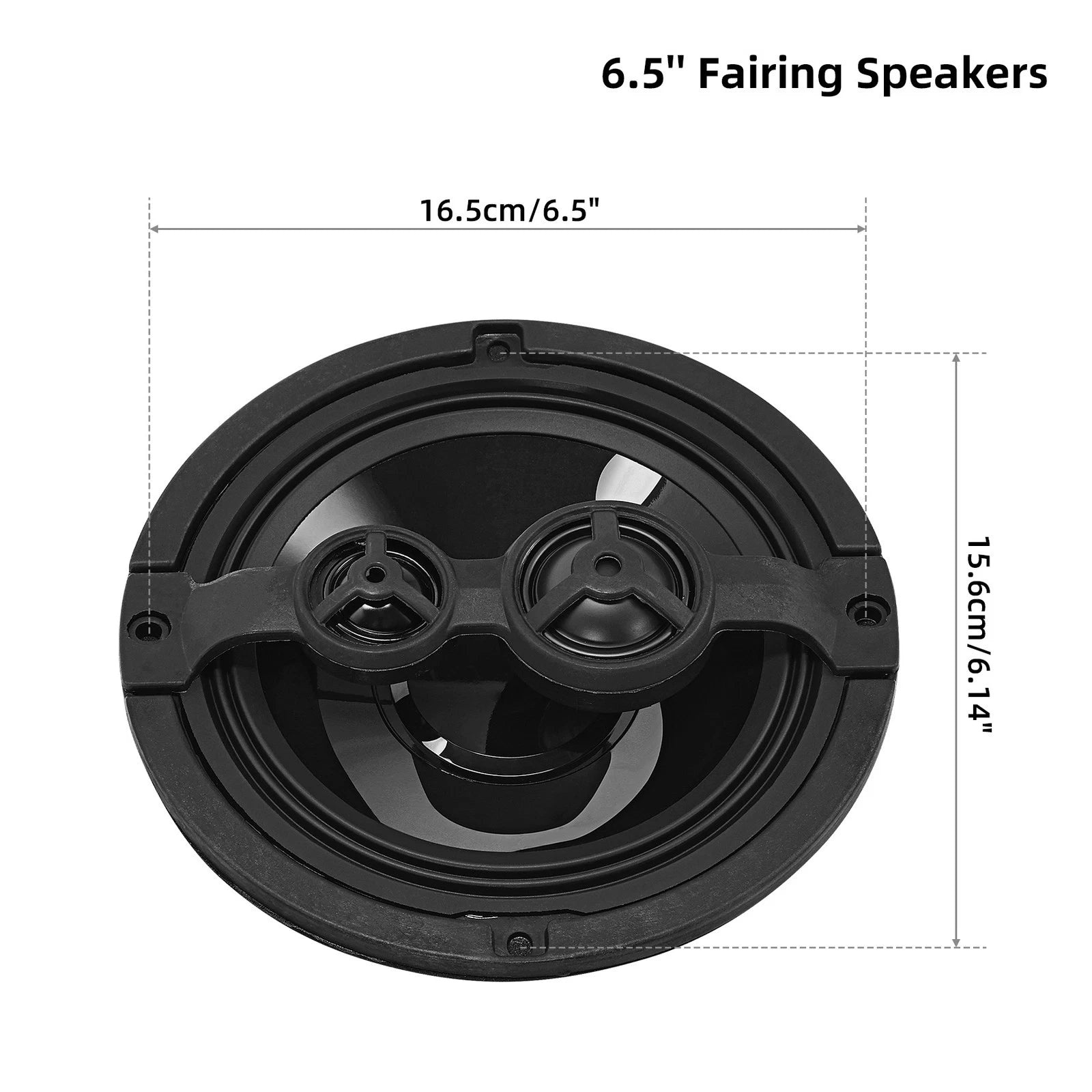 6.5" Front Fairing Speakers for Harley Touring Electra Street Glide (2014–2025)