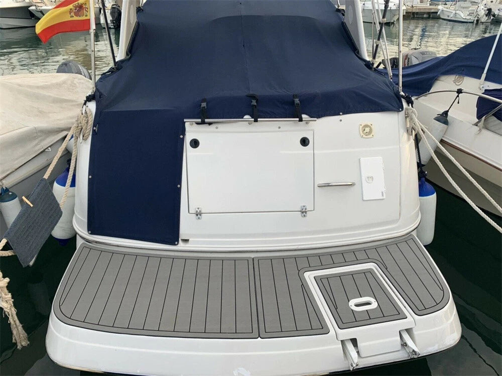 EVA Foam Faux Teak Deck Floor Mat for Chris Craft 302 Crowne (1991)