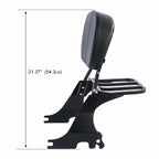 Sissy Bar Backrest Luggage Rack for Harley Davidson Sportster XL1200 (2004–2022)