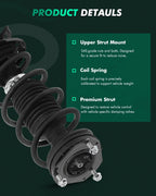 2X Quick Complete Struts Coil Springs Shocks for Ford Fiesta (2014–2015)