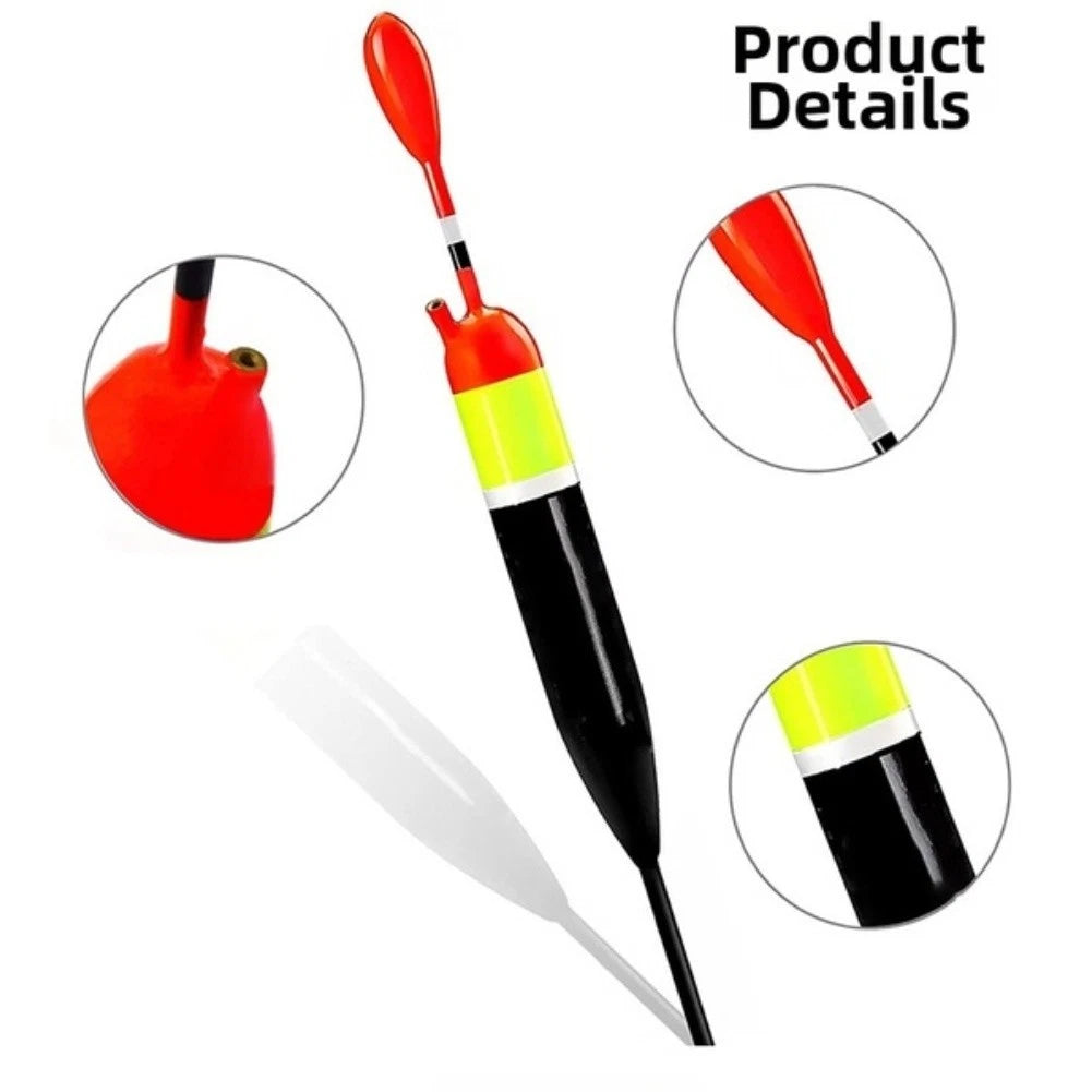 Set of 5 Vertical Fishing Floats for Sea Rod Applications