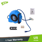 Retractable Extension Cord Reel 45FT for Power Tools