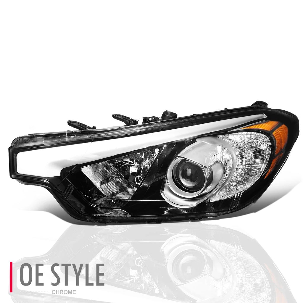 Left Driver Side Projector Headlight for Kia Forte 5 Koup (2014–2016)