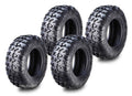 Set of 4 ATV/UTV Tires 25x8-12 25X8X12 8PR with Side Scuff Guard