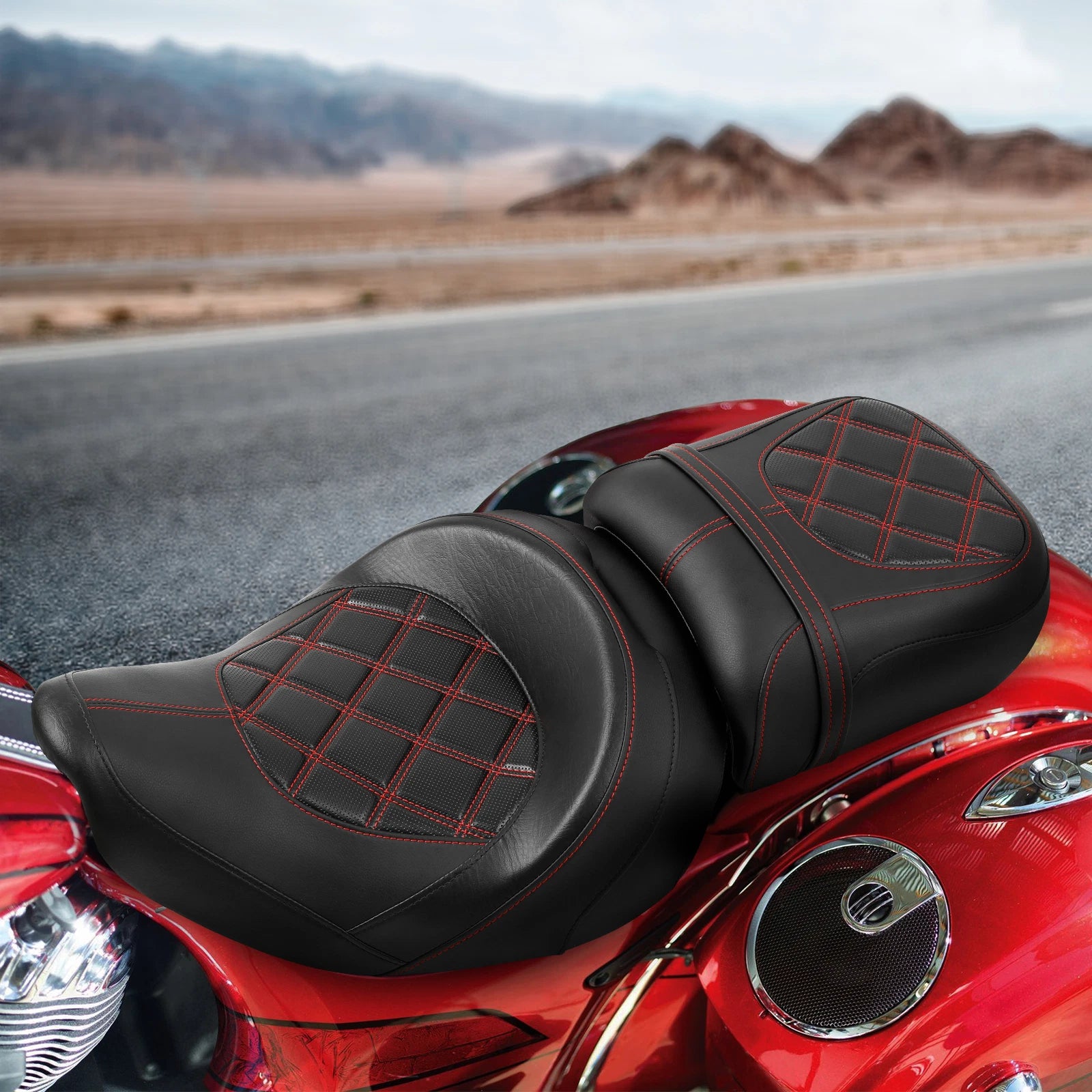 Driver & Passenger Seat for Indian Chieftain Springfield Chief Classic (2014–2023)
