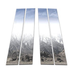 Stainless Steel Pillar Post Covers 4pc for Honda Fit (2009–2014)
