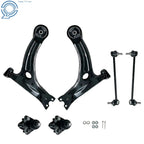 Set of 6 Front Lower Control Arms with Ball Joints for Toyota Corolla (2003–2008)