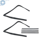 Set of 4 Front Window Sweep & Run Channel Seals for Chevy Blazer (1982–1994)