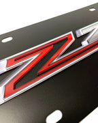 License Plate Emblem 3D Gloss Logo for Chevy Silverado Z71 (2019–2024)